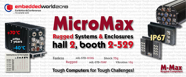 MicroMax to exhibit at Embedded World 2018