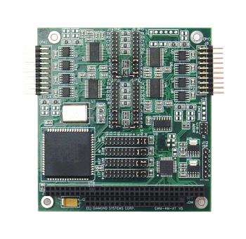 Emerald-MM-4M-XT. 4-Port RS-232/RS-422/RS-485 PC/104 Module