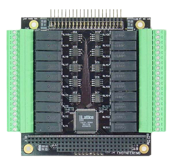 High Density Optoisolated Input + Relay Output PC/104 Module IR104-PBF