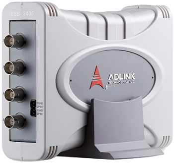 USB-2405. 4-CH 24-Bit 128kS/s Dynamic Signal Acquisition USB 2.0 Module (OEM version available)
