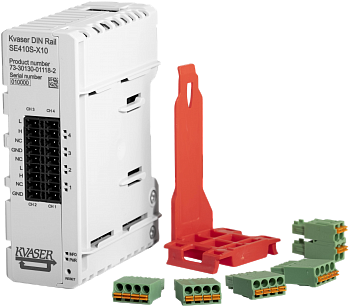 DIN Rail SE410S-X10. Ethernet to CAN/CAN FD interface for DIN Rail mounting