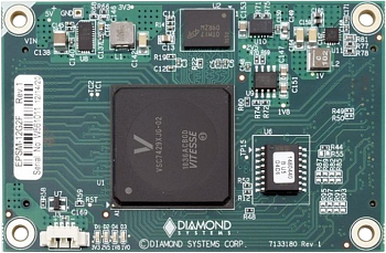 EPSM-12G2F. 26-Port Miniature Rugged Managed Ethernet Switch Module