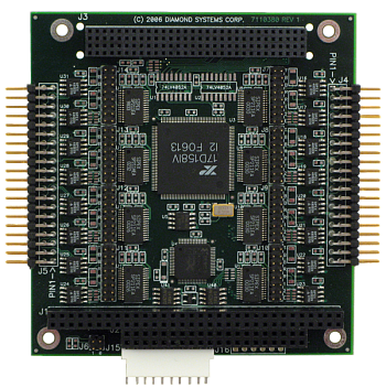 High Performance PC/104-Plus 8 Port RS232/422/485 Serial I/O Module Emerald-MM-8PLUS
