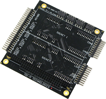 TCB1000. Dual CANbus Serial and COM ports Two MultiTech universal sockets