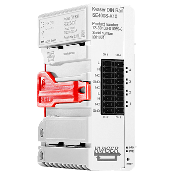 DIN Rail SE400S-X10 Ethernet to CAN/CAN FD interface