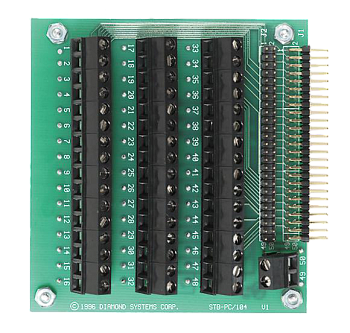 STB-104: PC/104 Screw Terminal Board