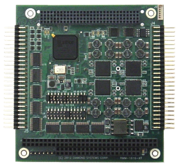 Up to 16 Channel 16-bit Analog Output PC/104-Plus Module with Digital I/O Ruby-MM-1616AP